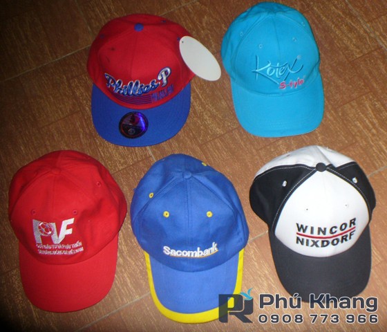 Cơ sở may nón giá rẻ, sản xuất nón lưỡi trai, may nón quảng cáo