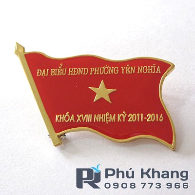 Xưởng sản xuất huy hiệu cài áo, pin nhựa giá rẻ, làm huy hiệu công ty