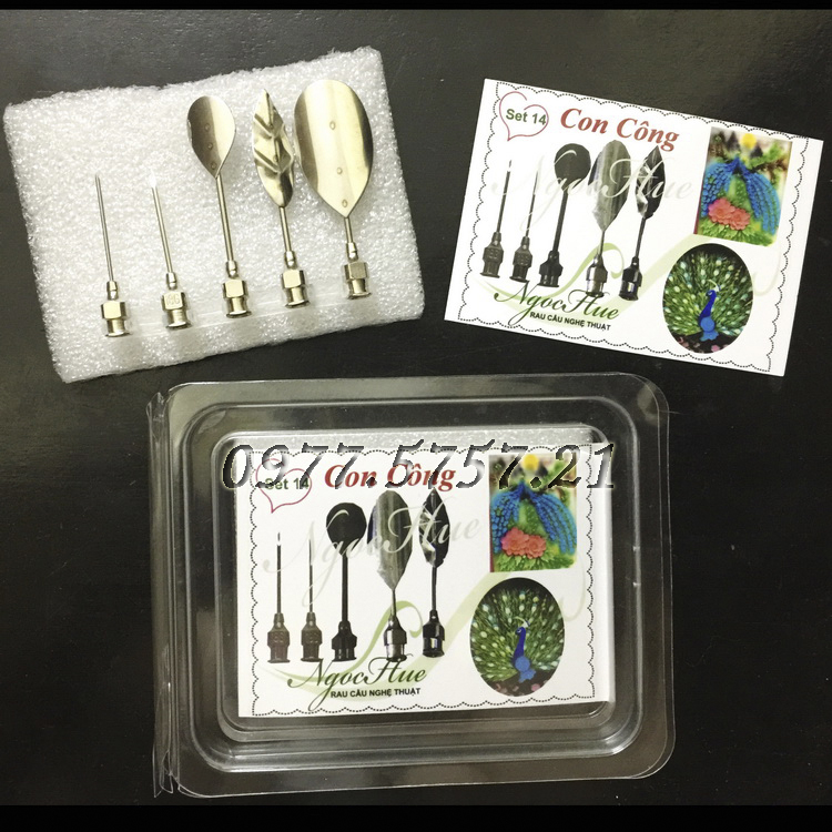 Khuôn rau câu 3D Con Công - Set 14