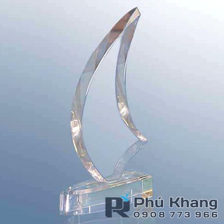 Sản xuất biểu trưng thủy tinh, kỷ niệm chương quà tặng, quà để bàn pha lê