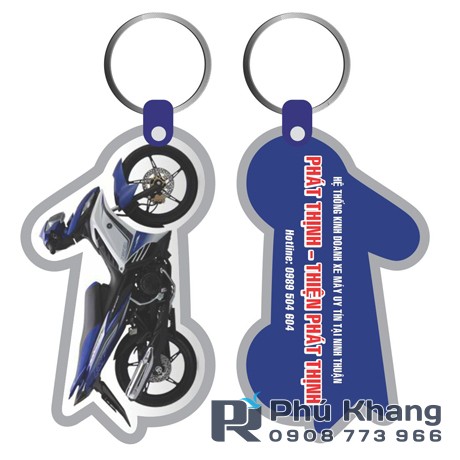 Làm móc khóa đổ keo quà tặng