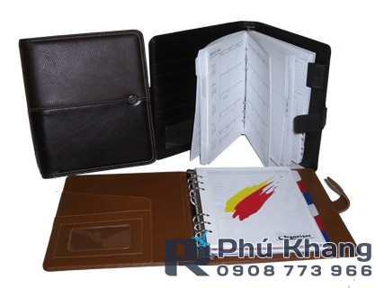 Cơ sở sản xuất sổ tay, in sổ lò xo giá rẻ, sản xuất sổ bìa da lò xo