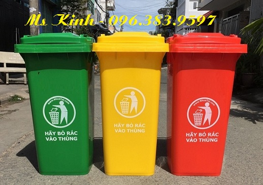 bán thùng rác nhựa hdpe 120 lít giá sỉ, công ty bán thùng rác giá rẻ ở đồng nai