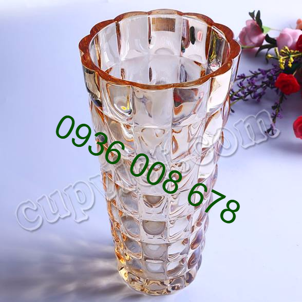 Bình cắm hoa pha lê,cung cấp lọ hoa pha lê,chuyên lọ hoa lưu niệm,bán lọ hoa in khắc pha lê lưu niệm