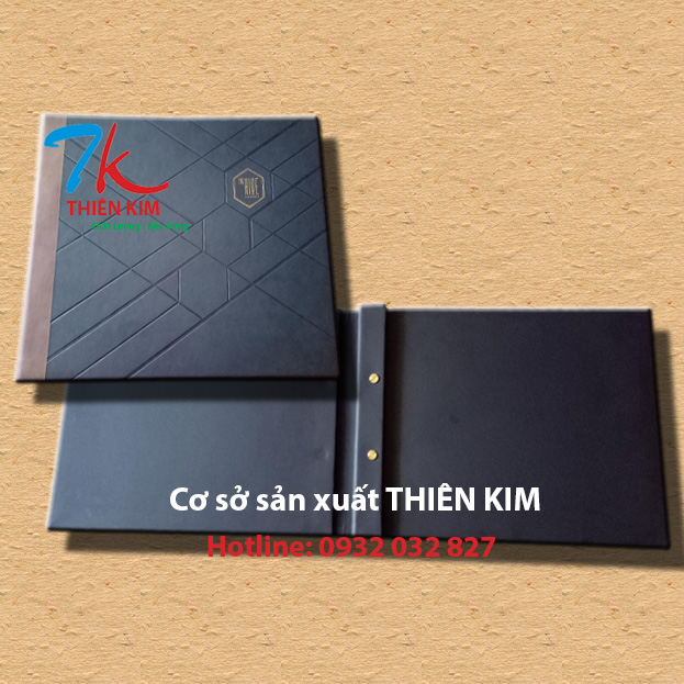 Cơ sở sản xuất trực tiếp sổ tay, cuốn menu, bìa menu, sổ bìa da, kẹp hồ sơ, giá gốc, sản xuất theo yêu cầu,