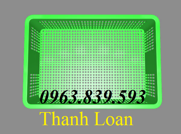Rổ nhựa đan chữ nhật, rổ nhựa 1T9, rổ nhựa 2T5 chất lượng