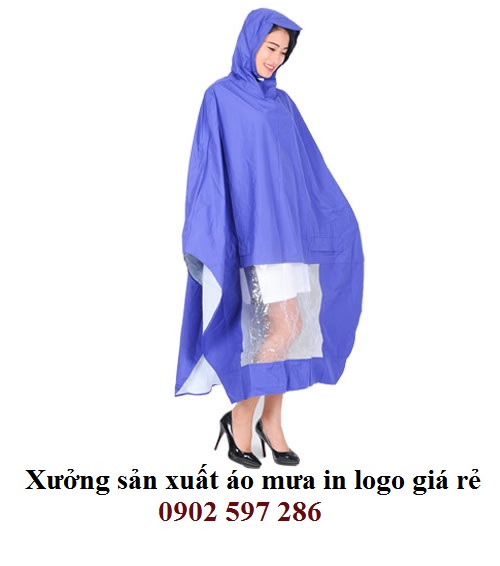 Xưởng sản xuất áo mưa, in logo giá rẻ