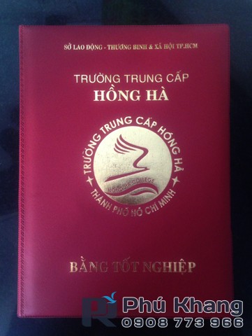 Cơ sở may bìa tốt nghiệp đại học, sản xuất bìa kẹp bằng tốt nghiệp, bìa đựng bằng chứng chỉ