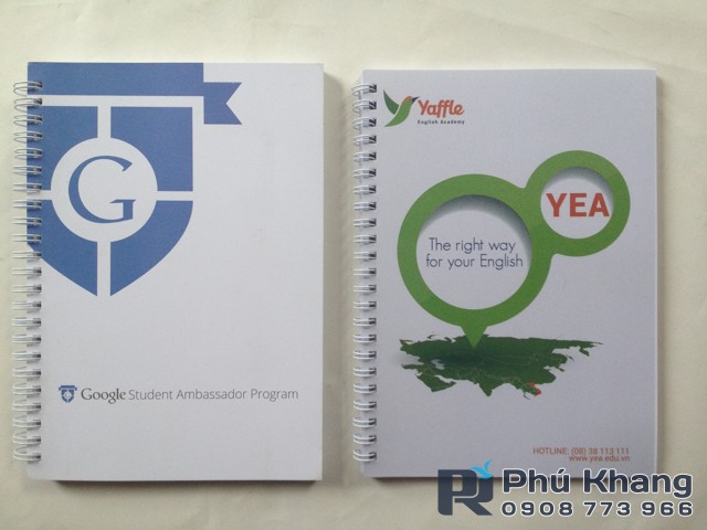 Cơ sở in ấn sổ tay, chuyên in sổ tay giá rẻ, sản xuất sổ tay quà tặng