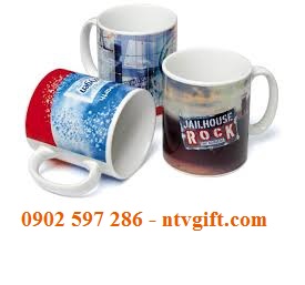 In hình logo ly sứ, thiết kế theo yêu cầu