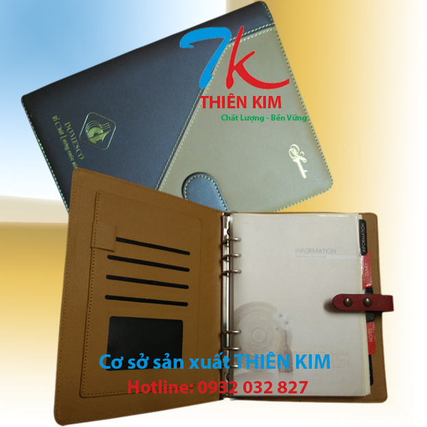 Nhà sản xuất sổ tay, sổ tay lò xo, cung cấp sổ tay da, sổ tay gía rẻ,