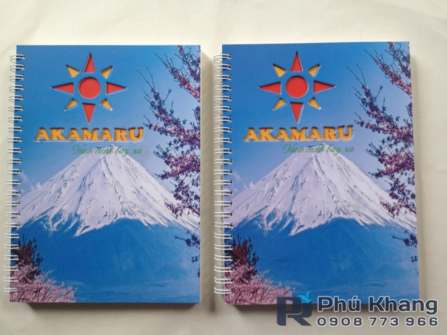 Cơ sở in sổ tay lò xo giá rẻ, xưởng in sổ tay đóng chỉ, in sổ tay quà tặng