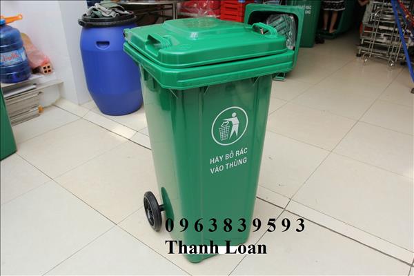 Thùng rác nhựa 120L giảm giá tại Quận 12 - tp.hcm 0963 839 593 Ms.Loan