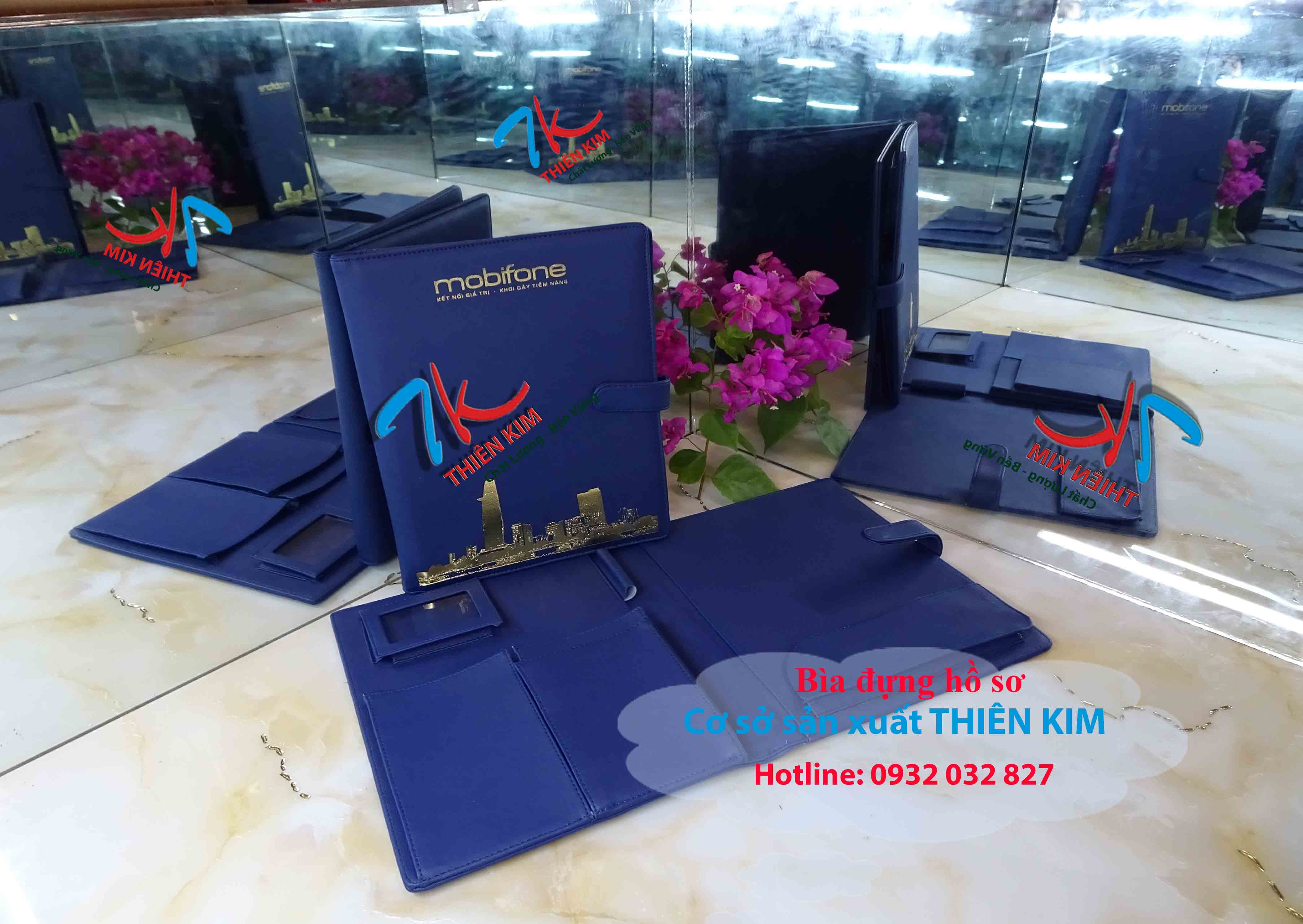 Nhận gia công bìa gia khách sạn, bìa đựng hồ sơ da, bìa sổ tay da simili giá rẻ,