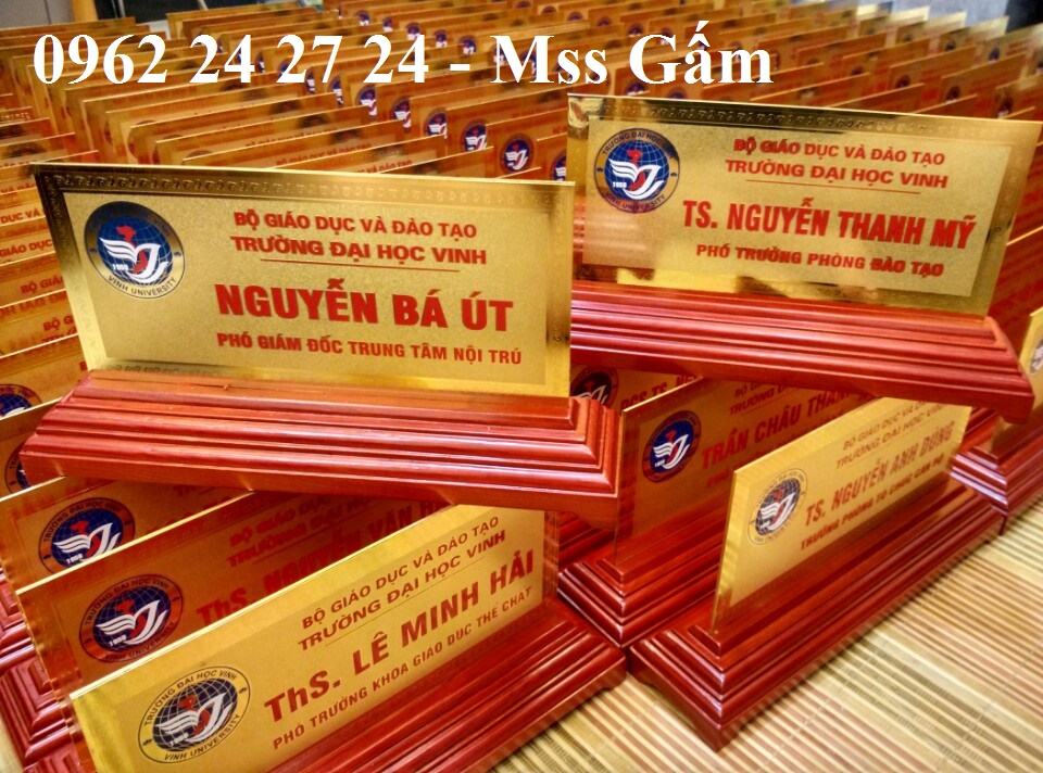 biển chức danh công an, sản xuất biển chức danh giám đốc, biển cầu đường