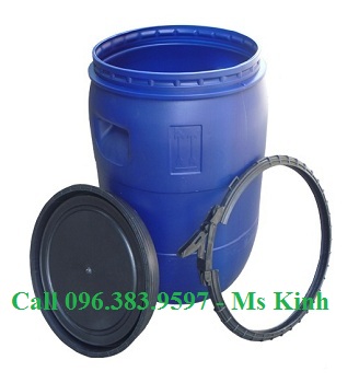 thùng phuy nhựa 50 lít bền dày giá rẻ, giá thùng phi nhựa 120 lít, công ty bán thùng phuy