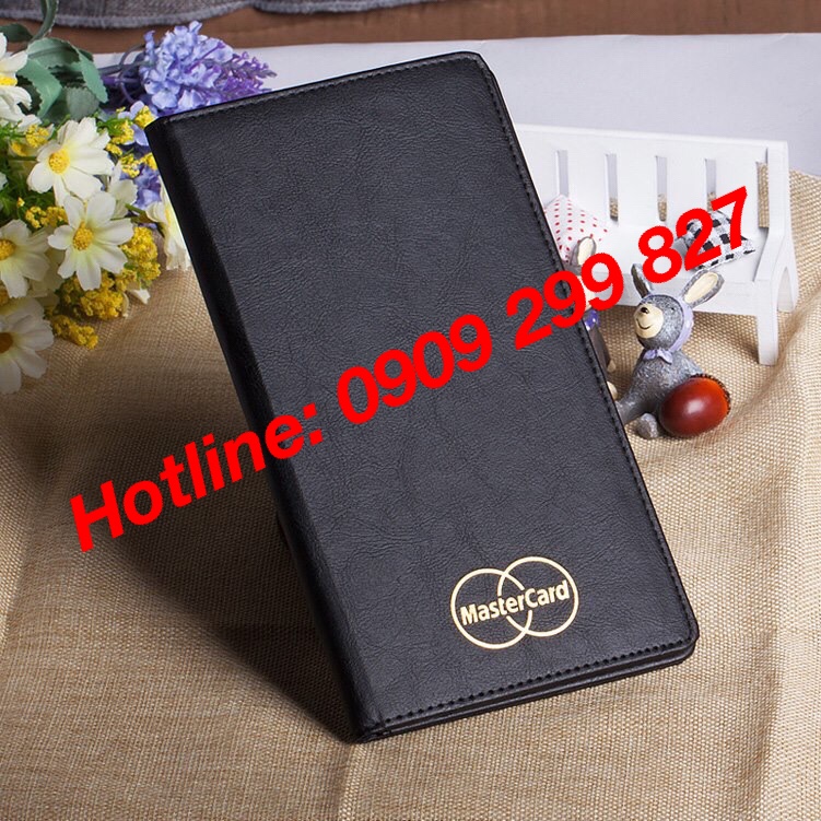 Nơi làm táp tính tiền, đặt làm táp tính tiền hcm, cơ sở làm bìa kẹp tiền da, in bìa thanh toán bằng da