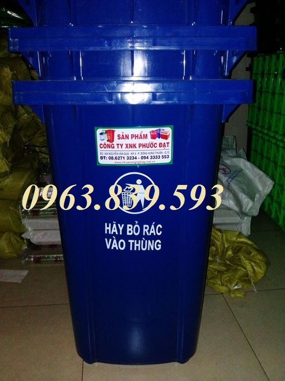 Quận 12: Bán thùng rác nhựa, thùng rác môi trường giá rẻ cạnh tranh