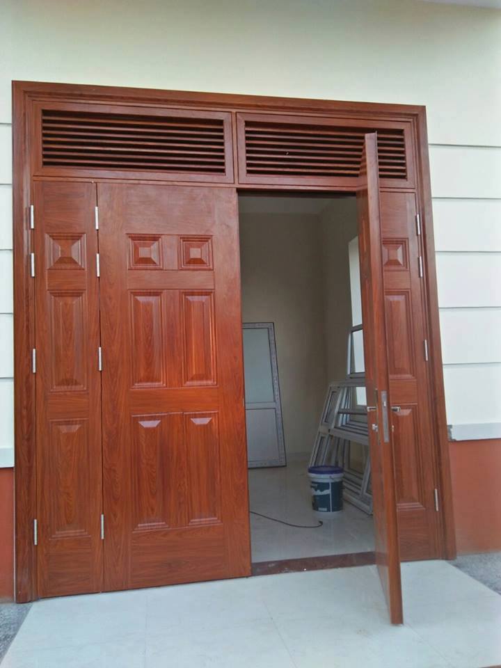 Mối mọt cũng phải tránh xa cửa thép vân gỗ 3.7