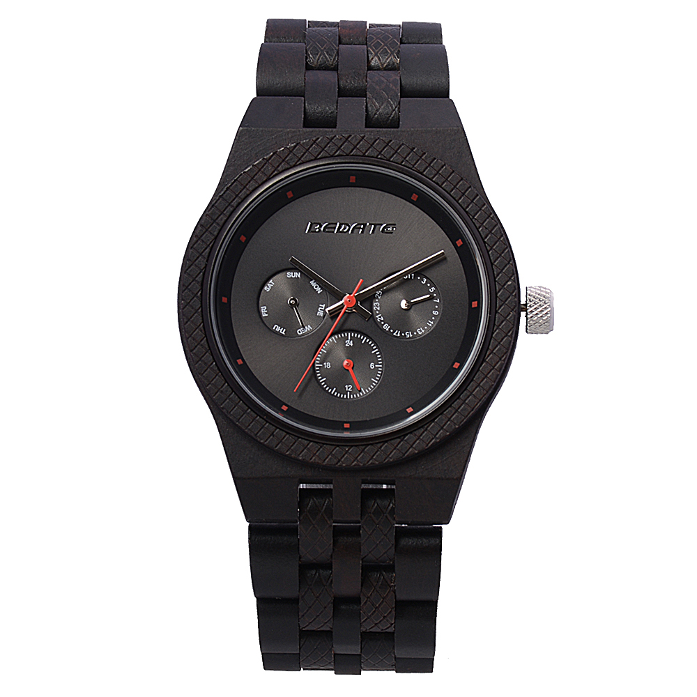 Đồng hồ gỗ mun đẹp, Đồng hồ gỗ đeo tay nam đẹp