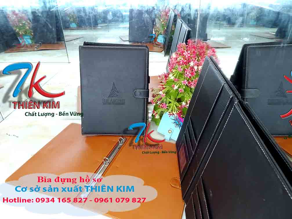 Cơ sở sản xuất bìa da menu, bìa da simili, bìa da trình ký, bìa da đựng hồ sơ giá rẻ, bìa đựng bằng giá rẻ,