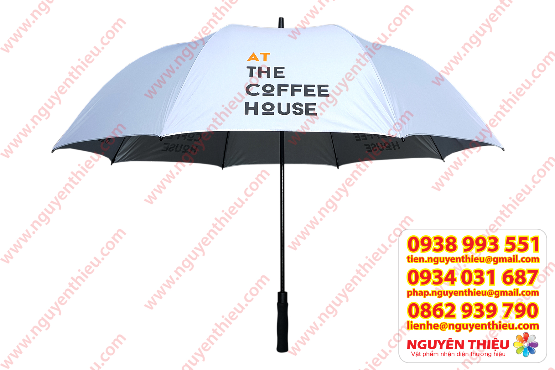 Tư vấn báo giá dù quảng cáo in logo theo yêu cầu