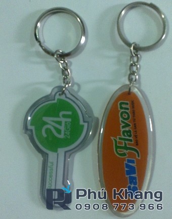 Cơ sở sản xuất móc khoá đổ keo, chuyên làm móc khoá nhựa dẽo, in sticker decal giá rẻ