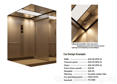 Thang máy tải khách - cung cấp thang máy chính hãng