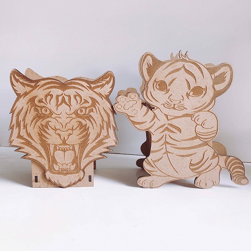 Hộp bút hình thú bằng gỗ