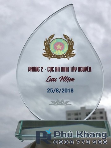 Kỷ niệm chương pha lê, sản xuất biểu trưng, quà tặng để bàn pha lê
