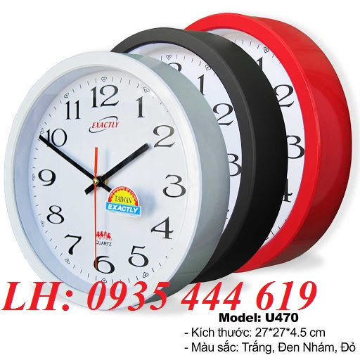 Đồng hồ treo tường in logo doanh nghiệp tại Huế