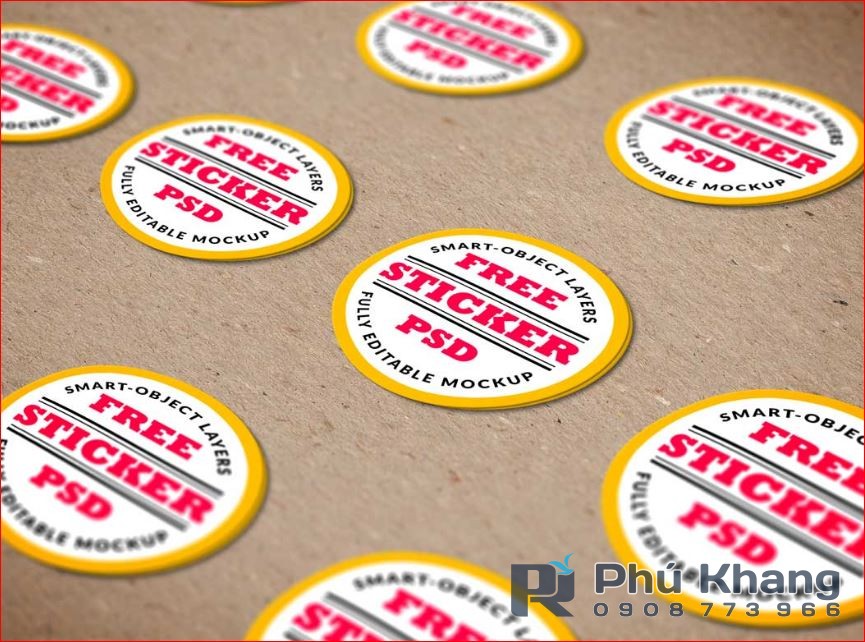 Cơ sở sản xuất tem nhãn decal, in tem decal giá rẻ, sticker đổ keo