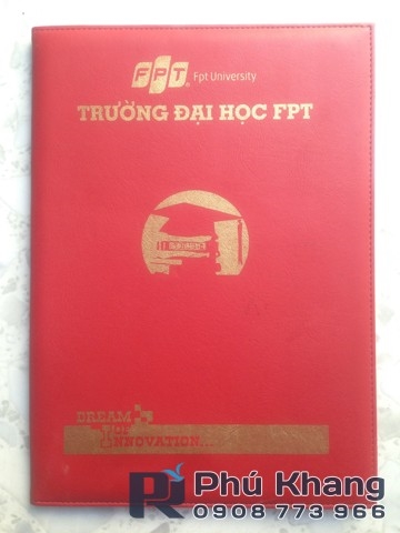 Cơ sở sản xuất bìa kẹp chứng nhận, bìa da đựng bằng khen
