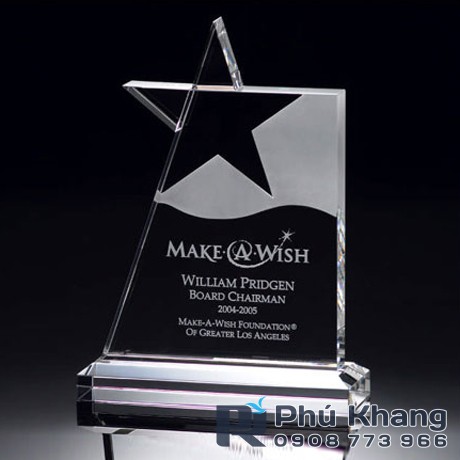 Sản xuất biểu trưng, biểu trưng pha lê giá rẻ