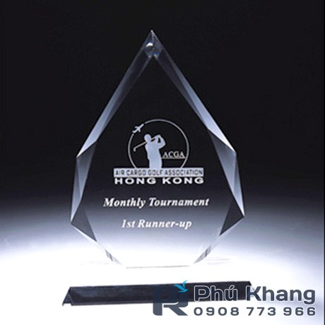 Sản xuất kỷ niệm chương, sản xuất biểu trưng thủy tinh giá rẻ