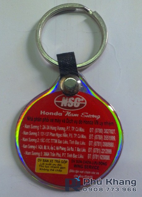 Móc khóa đổ keo nhựa dẻo