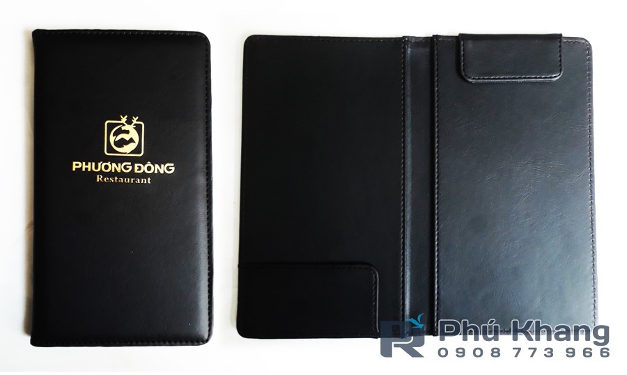 Bìa kẹp bill tính tiền nhà hàng