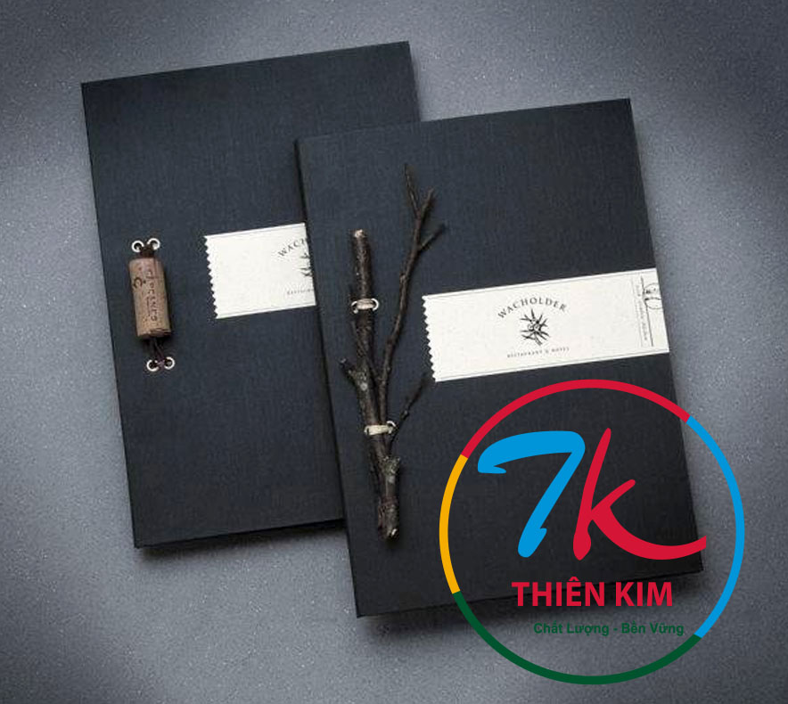 Xưởng làm bìa da, chuyên làm cuốn menu da, làm bìa da simili, làm bìa da khách sạn,