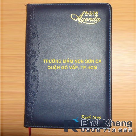 Xưởng gia công bìa da sổ tay a5, may bìa da còng a5