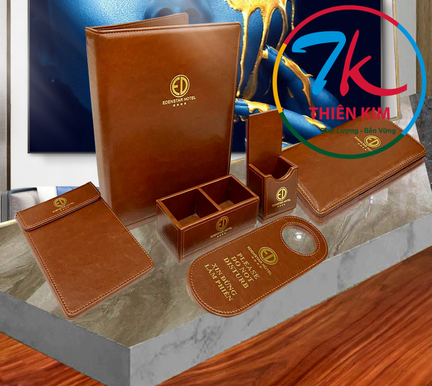 Cơ sở chuyên làm bìa da, làm bìa da khách sạn, chuyên làm bìa da, làm bìa da theo yêu cầu,