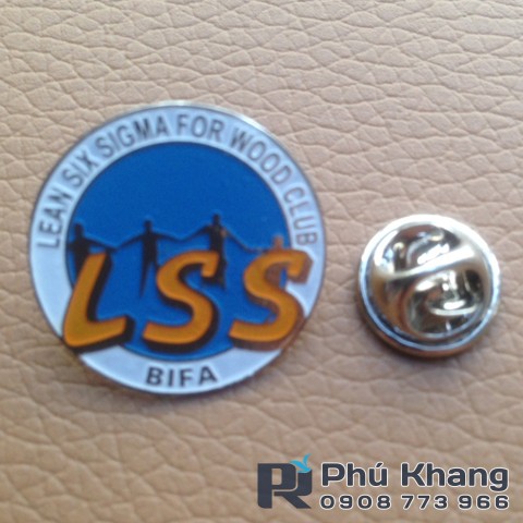 Sản xuất pin cài áo công ty, gia công pin cài áo kim loại