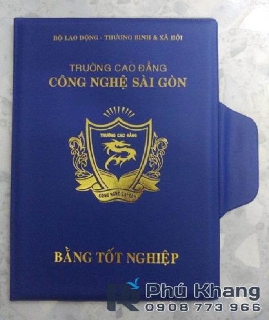 Địa chỉ sản xuất bìa bằng tốt nghiệp trường cao đẳng