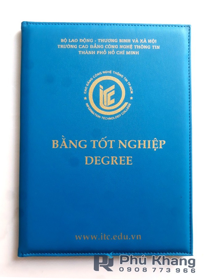 sản xuất bìa bằng tốt nghiệp, mẫu bìa tốt nghiệp