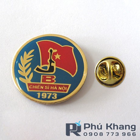 Chuyên sản xuất pin cài áo, huy hiệu cài áo nhân viên