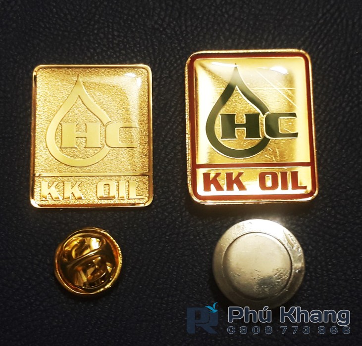 Chuyên làm pin cài áo kim loại, huy hiệu ăn mòn logo