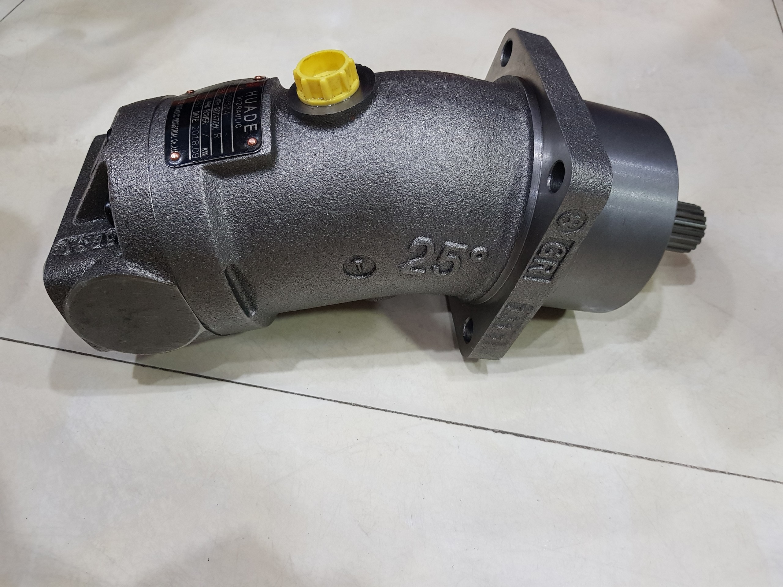 Bánh răng ăn khớp trong, Bơm piston hướng trục,