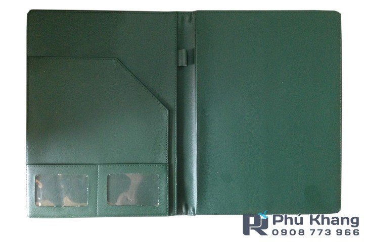 Cơ sở sản xuất bìa da folder, may bìa da hồ sơ