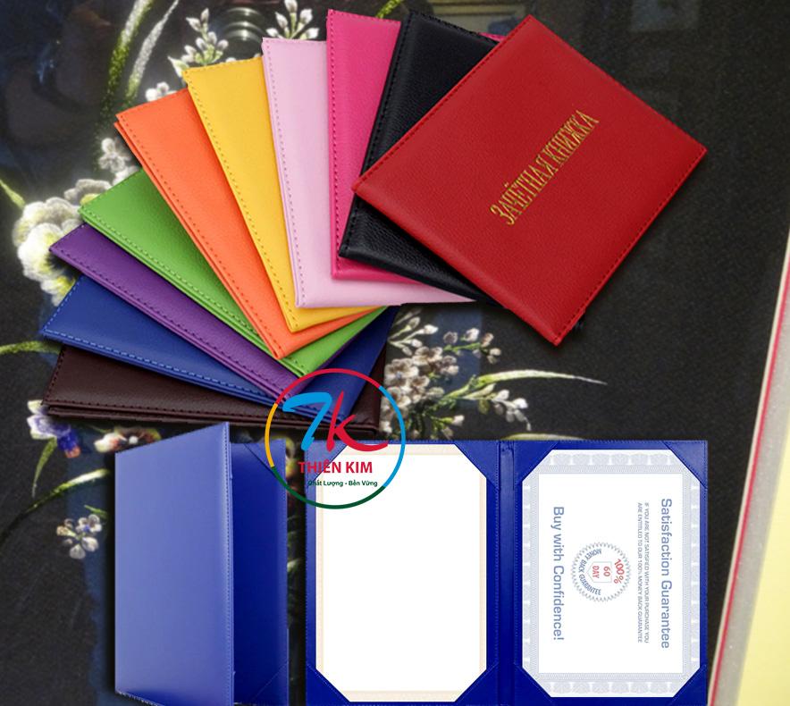 Cơ sở chuyên làm bìa da, nhận làm bìa da, làm bìa da simili, chuyên cung cấp bìa sổ còng,