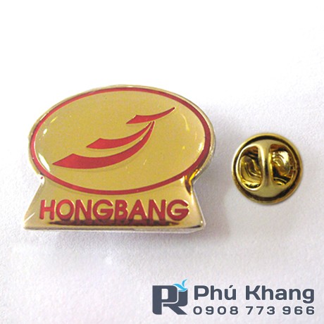 Làm huy hiệu cài áo, pin cài áo kim loại