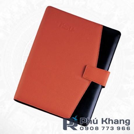 Sản xuất sổ bìa da còng a5, may bìa sổ tay lò xo giá rẻ